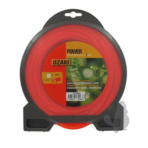 [151-2623] Coque fil nylon carré OZAKI PREMIUM - Longueur: 69m diam : 2 40mm, 1512623, 151-2623