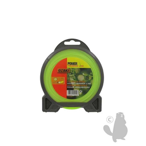 [151-2504] Coque fil nylon rond OZAKI PREMIUM - Longueur: 15m diam : 2 40mm, 1512504, 151-2504