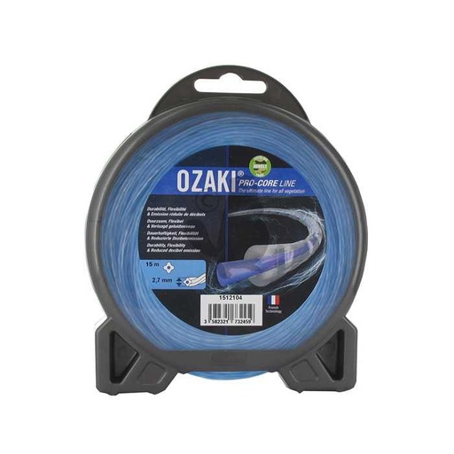 [151-2104] Coque fil nylon OZAKI PRO-CORE LINE. Co-extrudé âme absorbante flexibilité et enveloppe haute resist, 1512104, 151-2104