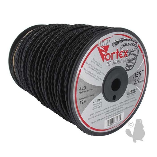 [151-2416] Bobine fil nylon copolymère VORTEX - Longueur: 128m diam : 3 90mm., 1512416, 151-2416