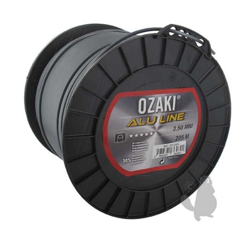 [151-2434] Bobine fil nylon OZAKI ALU LINE - Longueur: 205m diam : 3 50mm, 1512434, 151-2434