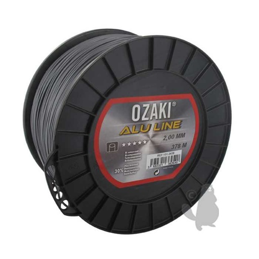 [151-2428] Bobine fil nylon OZAKI ALU LINE - Longueur: 378m diam : 2 00mm, 1512428, 151-2428