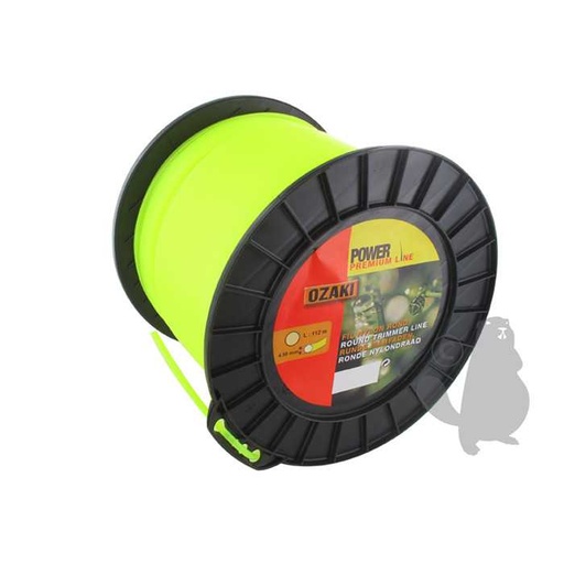 [151-2548] Bobine fil nylon rond OZAKI PREMIUM - Longueur: 112m diam : 4 50mm., 1512548, 151-2548