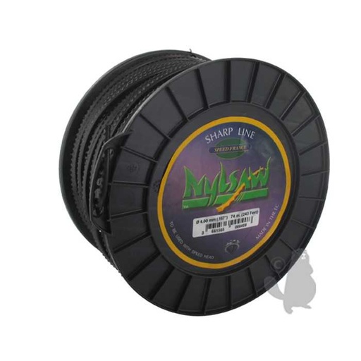 [151-2053] Bobine fil nylon NYLSAW - Longueur: 74 m diam : 4 00mm, 1512053, 151-2053