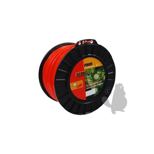 [151-2636] Bobine fil nylon carré OZAKI PREMIUM - Longueur: 109m diam : 3 30 mm, 1512636, 151-2636