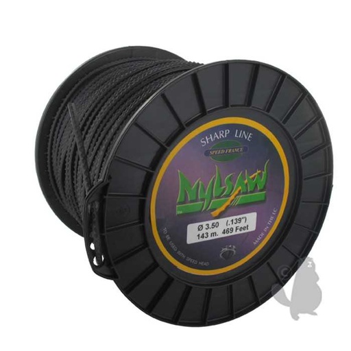 [151-2851] Bobine fil nylon NYLSAW - Longueur: 143 m diam : 3 50mm, 1512851, 151-2851