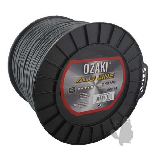 [151-2432] Bobine fil nylon OZAKI ALU LINE - Longueur: 402m diamètre : 2 50mm, 1512432, 151-2432