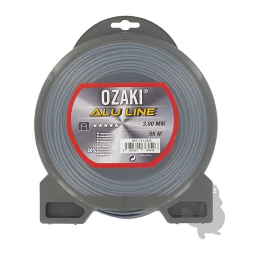 [151-2426] Coque fil nylon OZAKI ALU LINE - Longueur: 56m diam : 3 00mm, 1512426, 151-2426