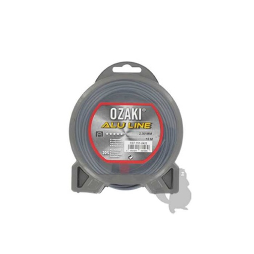 [151-2422] Coque fil nylon OZAKI ALU LINE - Longueur: 15m diam : 2 50mm, 1512422, 151-2422