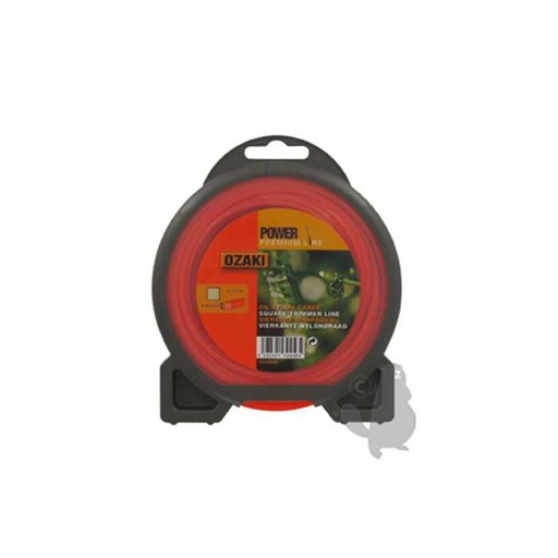 [151-2603] Coque fil nylon carré OZAKI PREMIUM - Longueur: 15m diam : 2 40mm, 1512603, 151-2603
