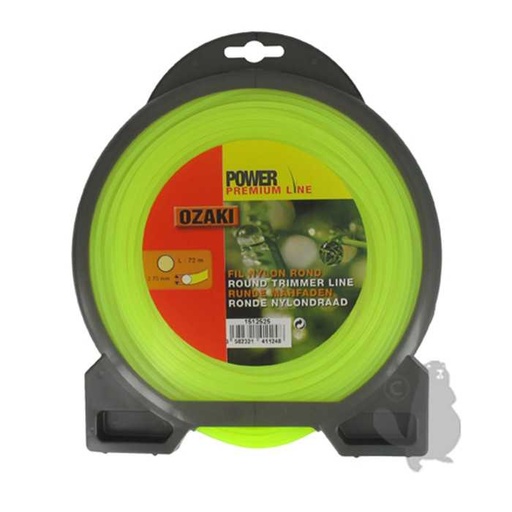 [151-2525] Coque fil nylon rond OZAKI PREMIUM - Longueur: 72m diam : 2 70mm, 1512525, 151-2525