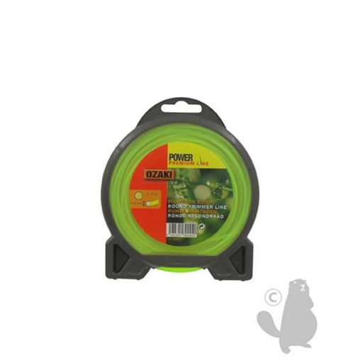 [151-2503] Coque fil nylon rond OZAKI PREMIUM - Longueur: 15m diam : 2 00mm, 1512503, 151-2503