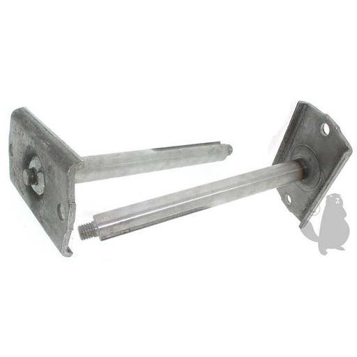 [1134-3767-02] Axe de palier central adaptable pour STIGA - Longueur: 180mm diam : 17mm. Remplace origine: 1134- 3, 6503773, 650-3773