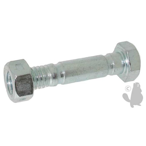 [710-0890] Axe/écrou de sécurité adaptable pour chasse neige MTD - Longueur: 38 1mm diam : 7 93mm. Remplace or, 6403267, 910-0890A, 640-3267, 710-0890A