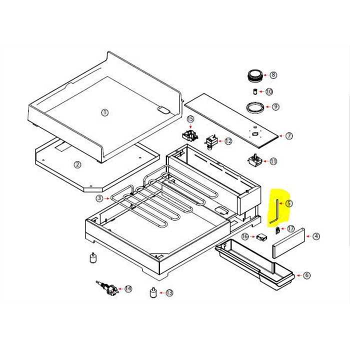 [FA-8336] Axe tiroir récuperateur de graisse Forge Adour Modern/Premium