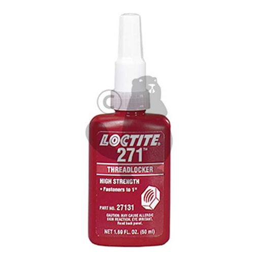[820-7018] Frenbloc 50 ml LOCTITE 271- Efficacité maximum pour assemblages filetés soumis à des chocs fixation, 8207018, 820-7018