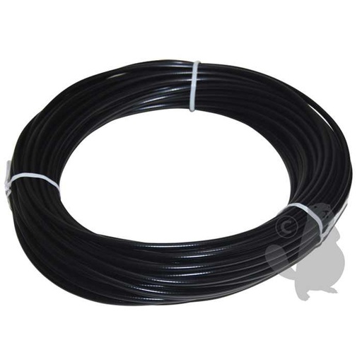 [630-1967] Gaine plastifiée en rouleau de 50 mètres diam : ext: 7mm diam int: 1 9/2 5mm, 6301967, 630-1967