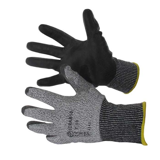 [980-8203] Paire de gants anti coupures multifibres enduite de micromousse PYU à base aqueuse. Protège lutilisa, 9808203, 980-8203