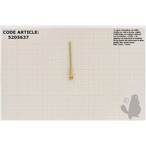 [398039.] Gicleur carburateur adaptable BRIGGS et STRATTON pour moteurs 142300 143457 144200 145254 146400, 5205637, 520-5637