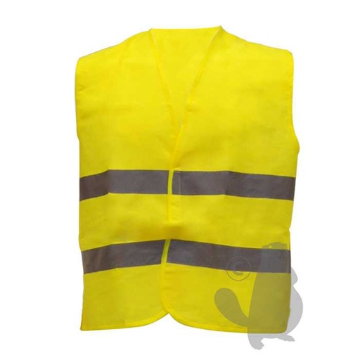 [980-8311] Gilet de sécurité fluo avec bandes réfléchissantes., 9808311, 980-8311
