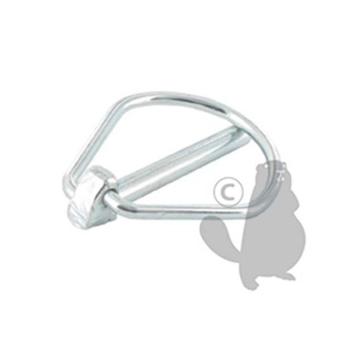 [640-1753] Goupille darrêt adaptable pour axe de 30mm - diam : axe:6mm- Longueur axe: 43mm, 6401753, 640-1753