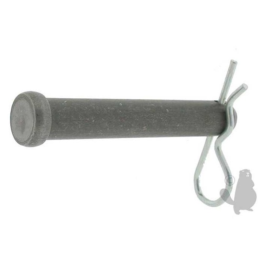 [640-4150] Goupille droite + épingle adaptable - Longueur axe: 50mm diam de laxe:10mm, 6404150, 640-4150