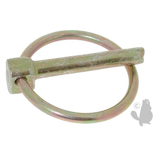 [714-0143] Goupille de sécurité adaptable pour chasse neige MTD - Longueur: 44 45mm diam : 6 35mm. Remplace or, 6403256, 914-0143, 640-3256