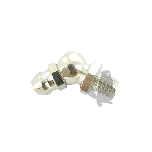 [830-0011] Graisseur 45 degrés à pas métrique M6 x 1., 8300011, 830-0011