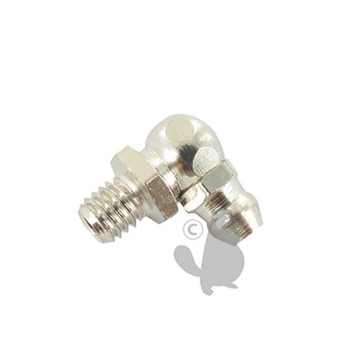 [830-0012] Graisseur 90 degrés à pas métrique M6 x 1., 8300012, 830-0012