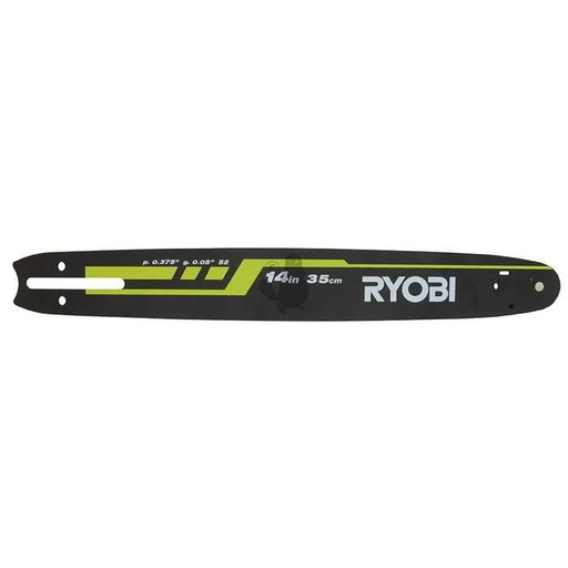 [RAC245.] Guide origine RYOBI coupe 35 cm - 3/8LP .050 1 3 mm 52E pour RCS3835T RCS3835TC2 RCS3840T. Origine, 1705245, 170-5245