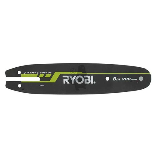 [RAC243.] Guide origine RYOBI coupe 20 cm - 3/8LP .050 1 3 mm 33E pour RPP750S RPP755E RP750450. Origine RAC, 1705243, 170-5243