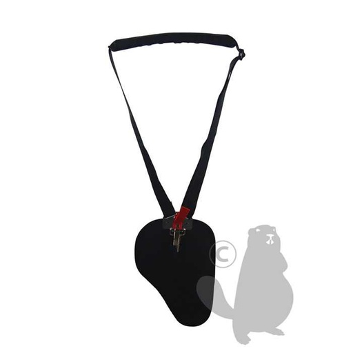 [910-0525] Harnais débroussaillage sangle double réglable avec crochet et protections épaule + hanche à libéra, 9100525, 910-0525