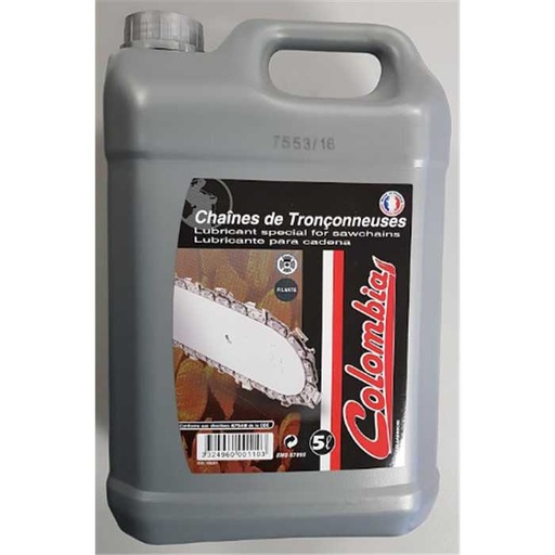 [HUILE CHAINE 5L] Huile de chaine filante Minerva 6/8AD bidon 5 litres