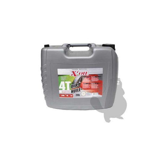 [810-2334] Huile Moteur 4 temps XOIL SAE30 API SJ/CD JASO MA en bidon de 20 litres., 8102334, 810-2334