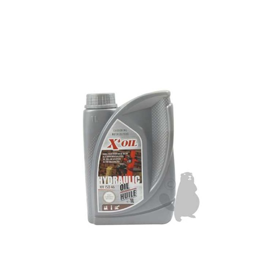 [810-8182] Huile hydraulique XOIL HV ISO 46 - HLP46 - ZS46 en bidon d1 litre ., 8108182, 810-8182