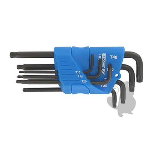 [920-8493] JEU DE 7 CLES MALES TORX / TETE SPHERIQUE, 9208493, 920-8493