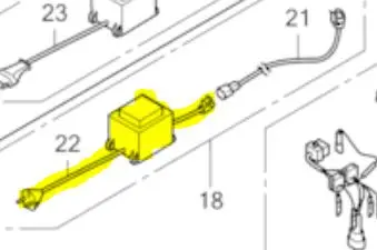 [31786-VP7-043] Transformateur complet SANS allonge HONDA Miimo310 Miimo520 Miimo300-500, 31786-VP7-013, 31786-VP7-003, 31786VP7013, 31786-VP7-043, 31786-VP7-033