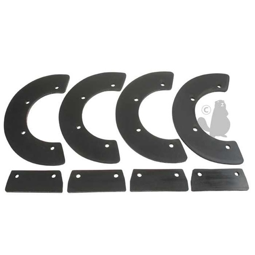 [72521730003] Jeu de pales adaptable pour chasse neige HS 35. Remplace origine: 72521730003 72552730003 - Jeu de, 6813250, 72552730003, 681-3250