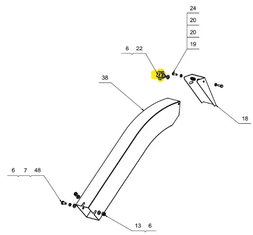 [MZSGTSS01M08012SPN] Ecrou de serrage GTM GTS600 MZSGTSS01M08012SPN 