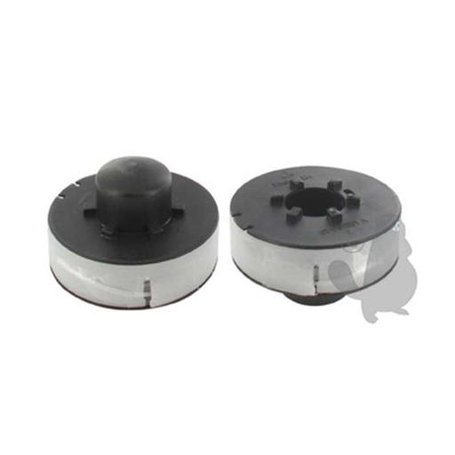 [160-6877] Jeu de 2 bobineaux de fil pour AL-KO pour modèles TE450 et TE600. Origine: 112480, 1606877, 160-6877