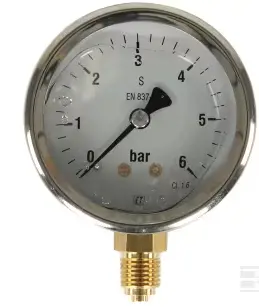 [MA636L04SSGF] Manomètre Ø63 0-6bar ¼" inf. MA636L04SSGF