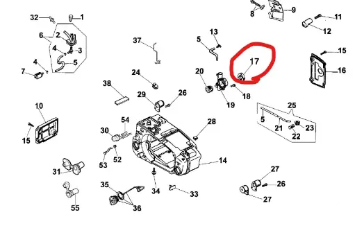 [50030139R] Joint de pompe Efco 132S 50030139R 