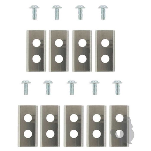 [WA0176.] Blister contenant 9 lames pour robots WORX LANDROID M1000 WG754E WG791E.1 WG791E WG794E WG793E., 1108590, 110-8590