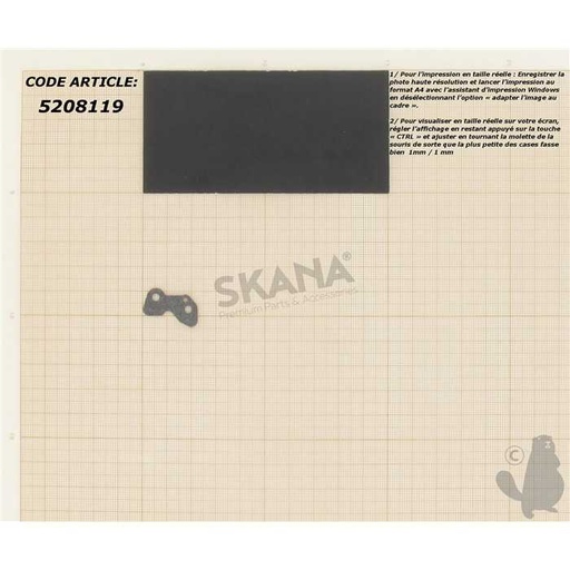 [520-8119] Joint adaptable pour carburateur WALBRO modèles WA - WT et WTA, 5208119, 520-8119