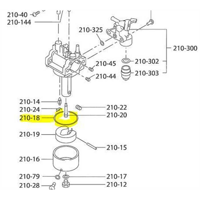[214-62540-08] Joint de cuve de carburateur robin sp170