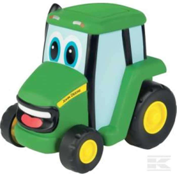 [E42925] Jouet tracteur John Deere a pousser - Johnny push and roll -