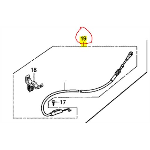 [06546-VE1-305] Kit câble changement de vitesses HRB536-HRM536 série tx**, 06546VE1305, 06546-VE1-305