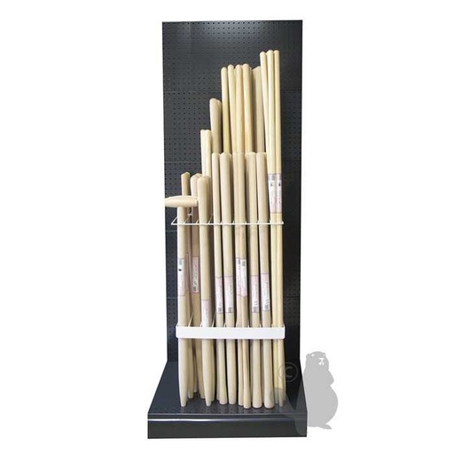 [920-0991] Jeu de deux grilles pour rangement en gondole doutils à manche. Support 9 rangées ou références rép, 9200991, 920-0991