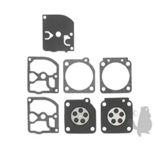 [GND39] Kit membranes adaptable pour carburateur monté sur EFCO 935F O4463935DF HUSQVARNA 1216 1219 STIH, 5207918, 520-7918