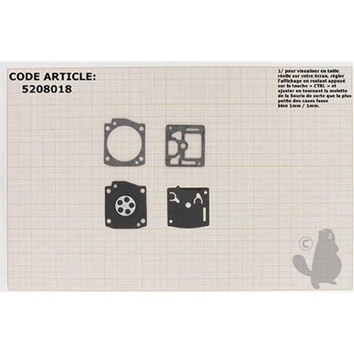 [520-8018] kit membranes/joints, 5208018, 520-8018